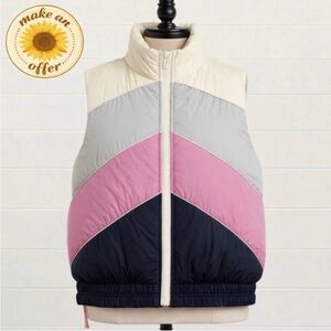Marine Layer Colorblock Chevron Vest
-Reversible.
Excellent condition.
Women XL